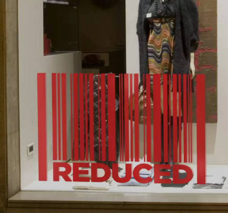 Barcode Sales Sticker - TenStickers