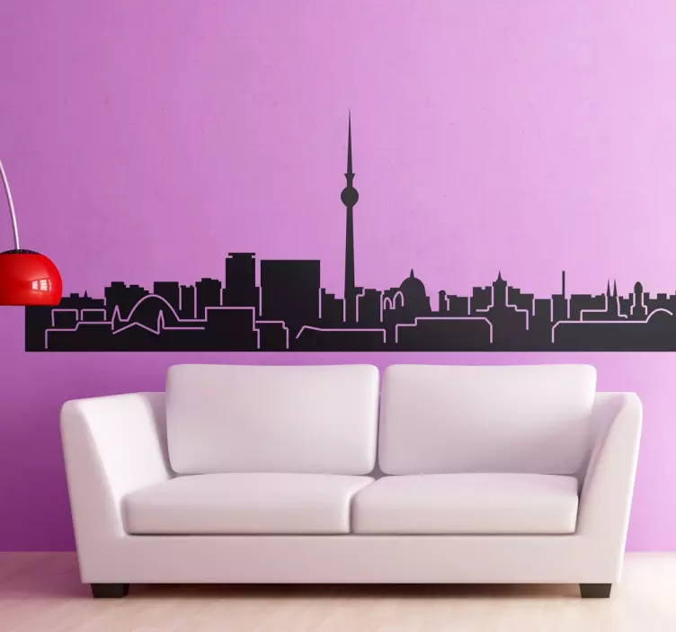 Berlin Skyline Sticker - TenStickers