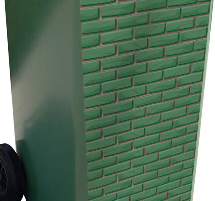 Bricks texture  Container sticker - TenStickers