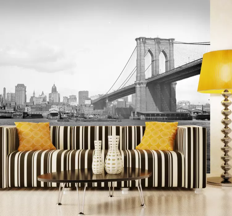 Brooklyn Bridge Wall Decal - TenStickers