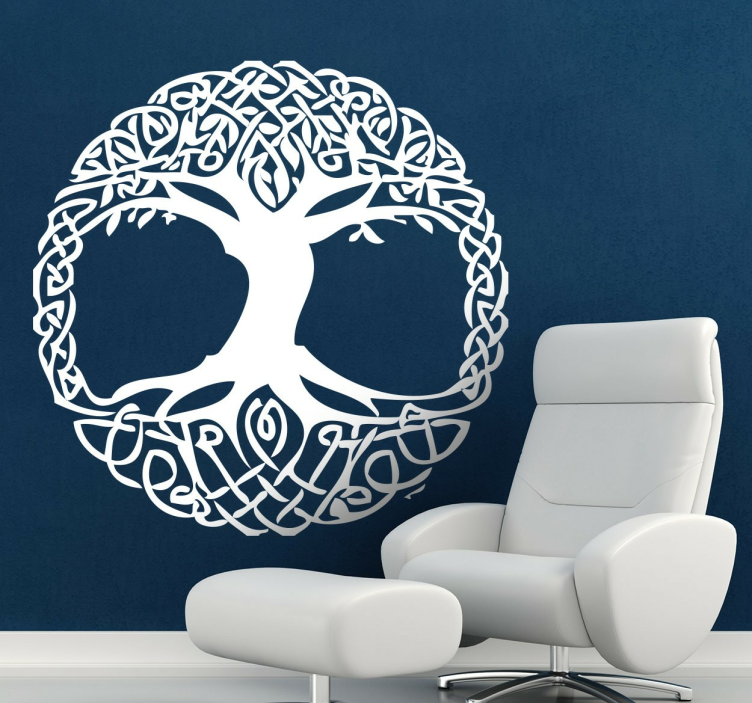 Celtic Tree Wall Sticker - TenStickers