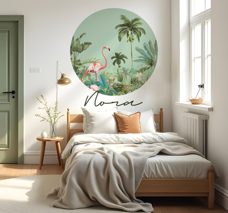Cercle tropical paradise wall decal - TenStickers