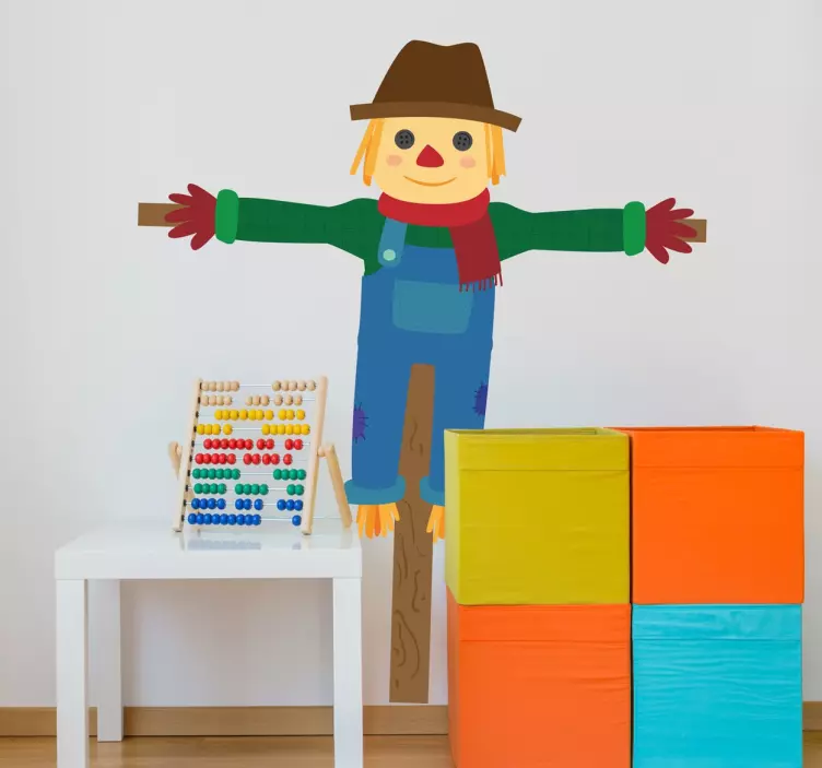 Children's Scarecrow Wall Vinyl - TenStickers