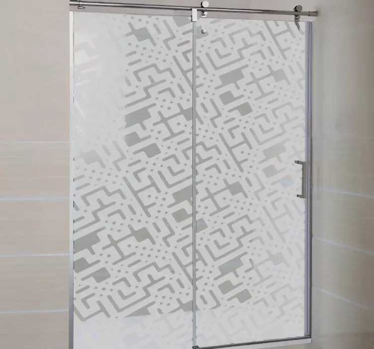 Circuits Shower Sticker - TenStickers