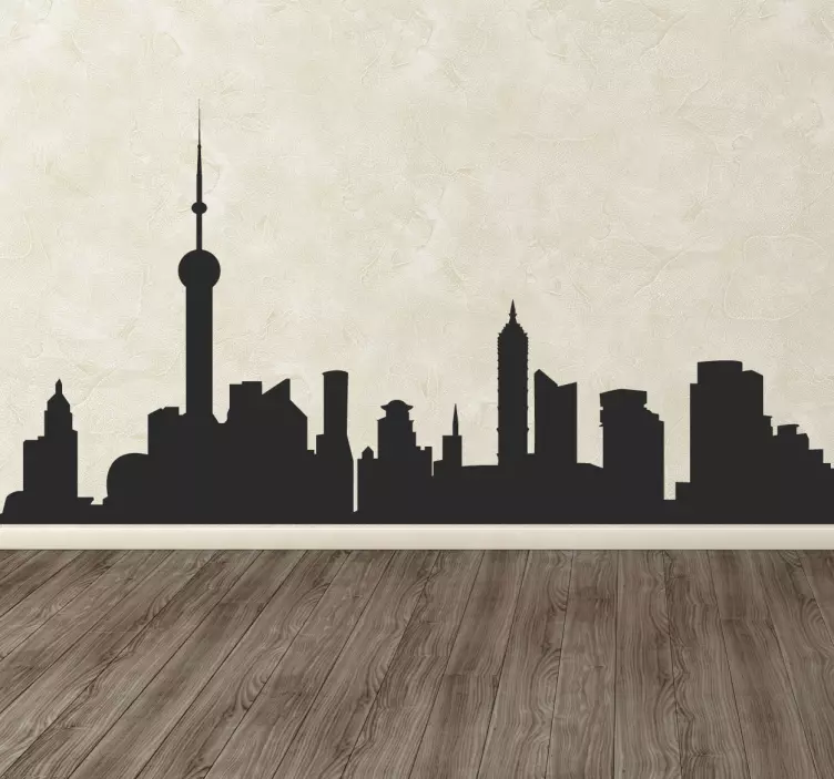 City Skyline Sticker - TenStickers