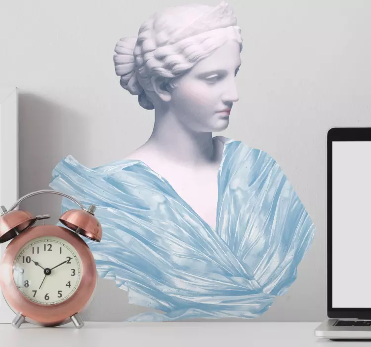 Classical Female Bust wall art decal - TenStickers