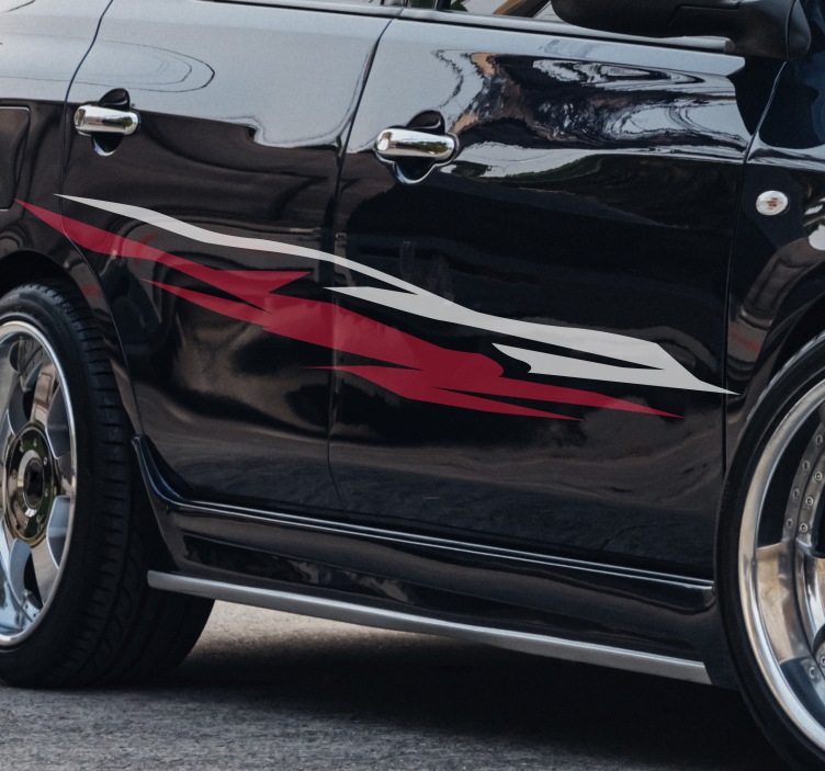 colorful car wrap Car Sticker - TenStickers