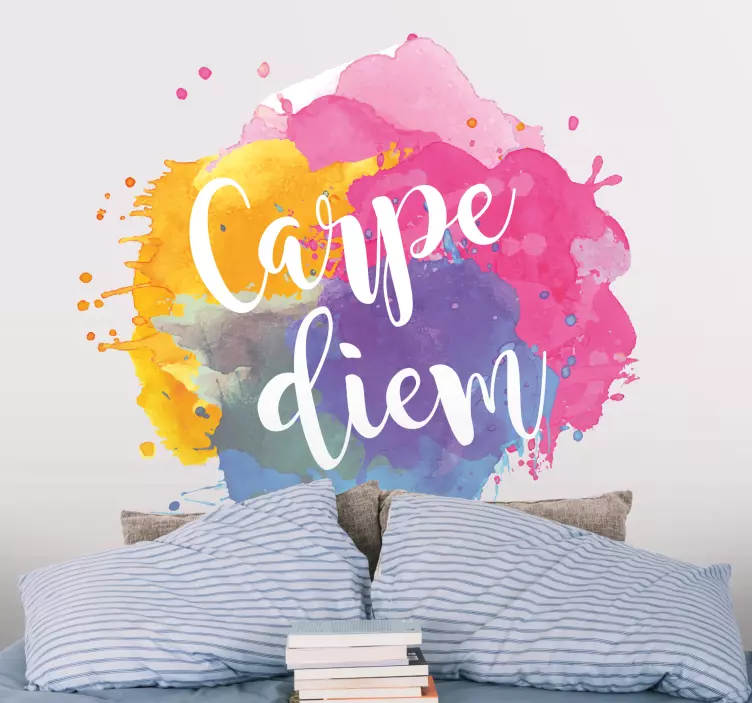 Colorful Live Boldly wall quote decal - TenStickers