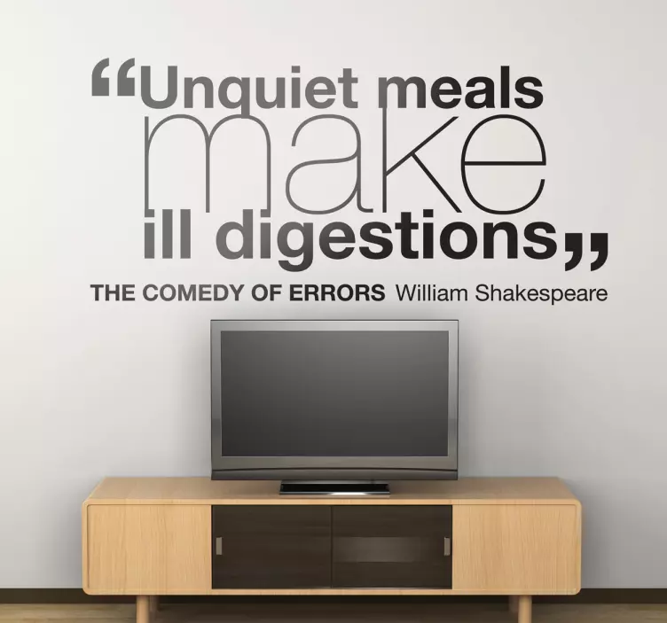 Comedy of Errors Wall Sticker - TenStickers