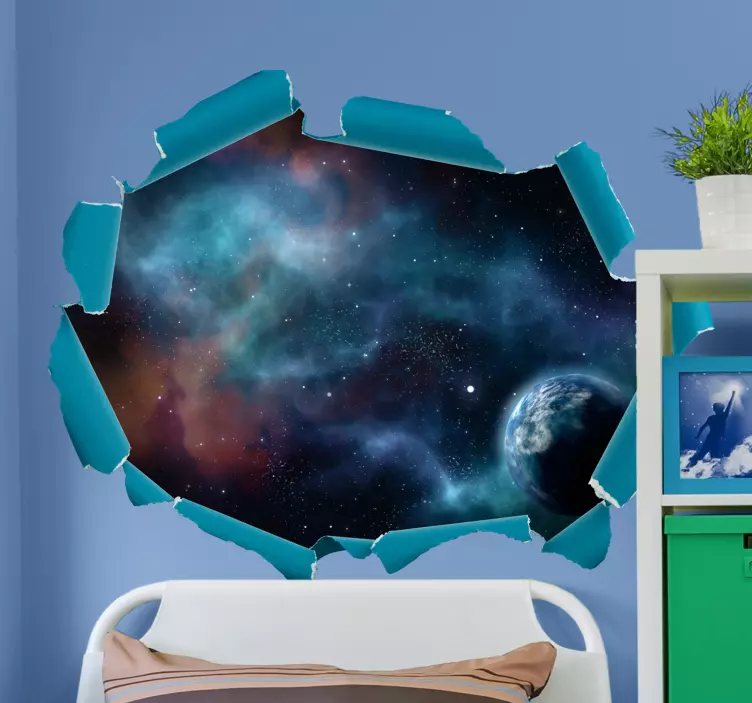 Cosmic Universe Scene wall decal for living room - TenStickers