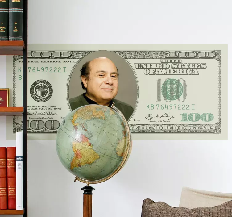 Currency Image Wall educational wall sticker - TenStickers