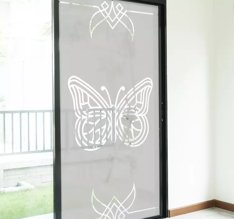 Decoration butterflies window sticker - TenStickers