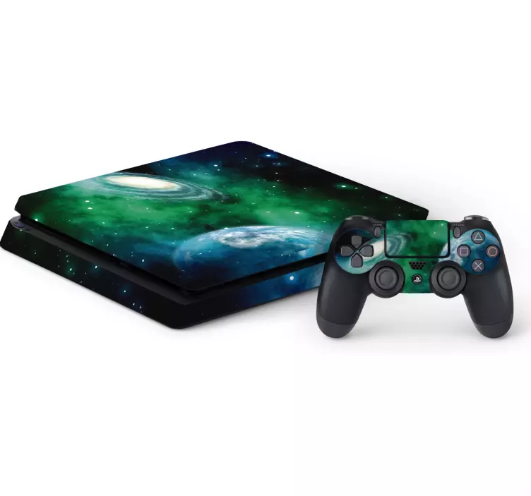 Deep galaxy space planet ps4 skin - TenStickers