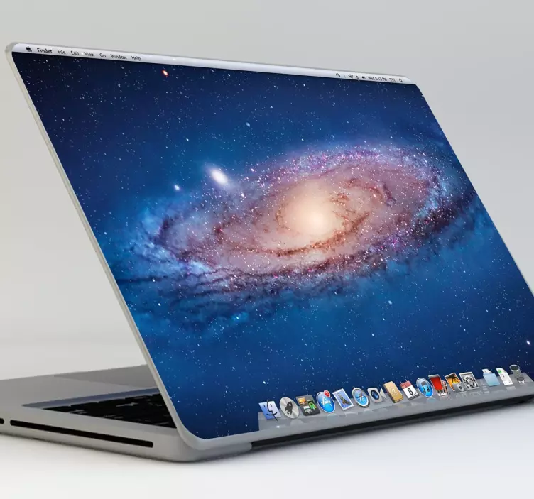 Desktop Simulation MacBook Sticker - TenStickers