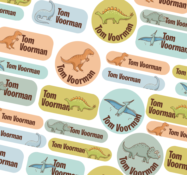 dinosaur school designs custom sticker - TenStickers