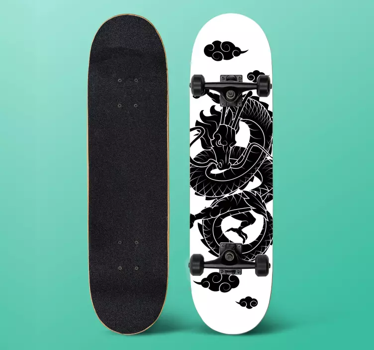 Dragon Skateboard Graphic wall decal - TenStickers