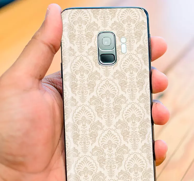 Elegant Patterned Cover Samsung stickers - TenStickers