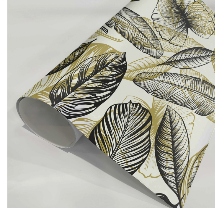 Elegant Tropical Plants furniture decal - TenStickers