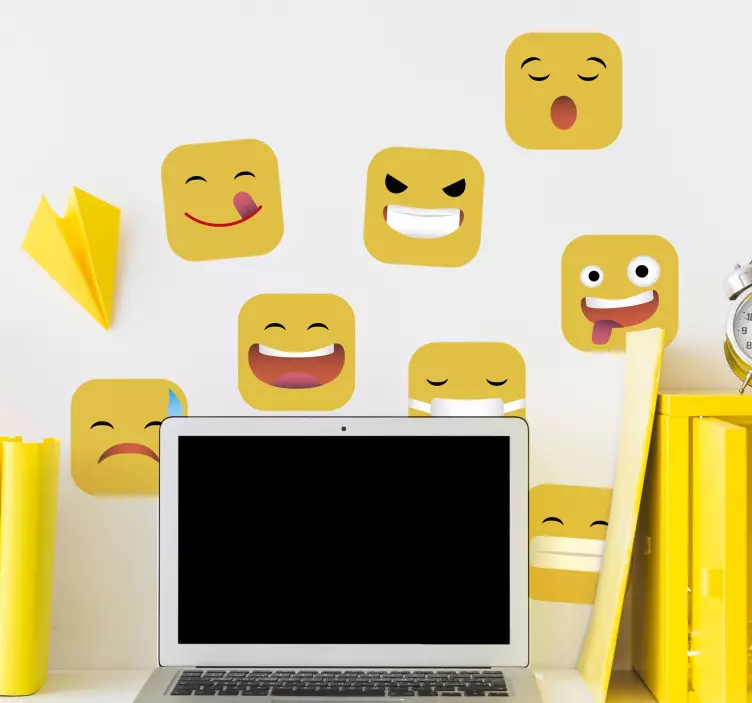 Emoji Expressions Set line sticker - TenStickers