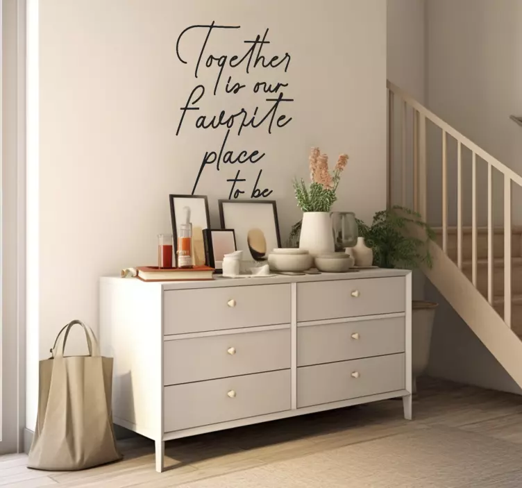 Family favorite place door entrance sticker - TenStickers