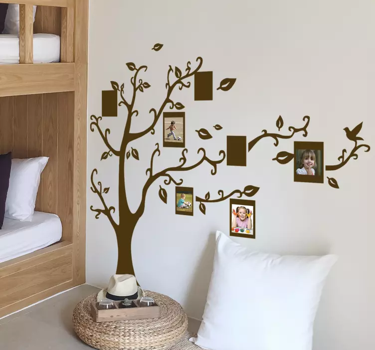 Family Tree Silhouette Sticker - TenStickers
