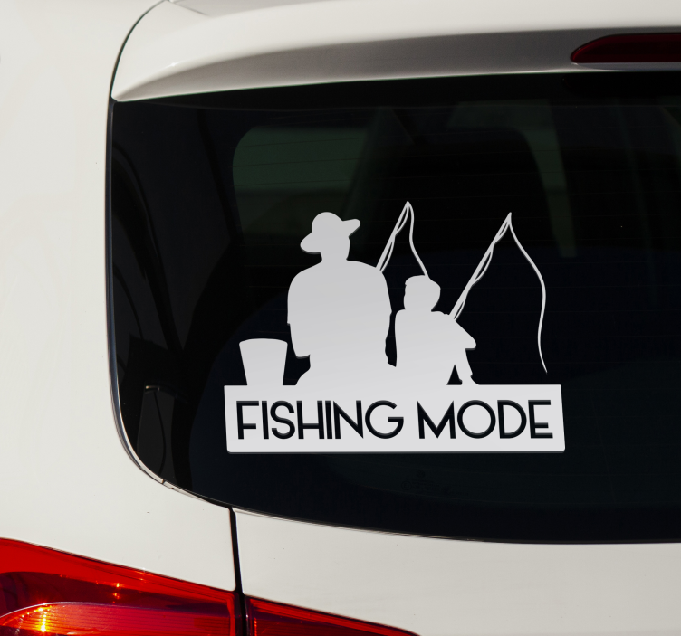 fishing mode wall decor - TenStickers