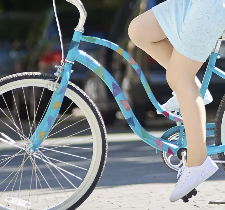 Full color bike decal - TenStickers