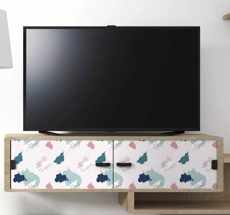 Geometric background furniture sticker - TenStickers