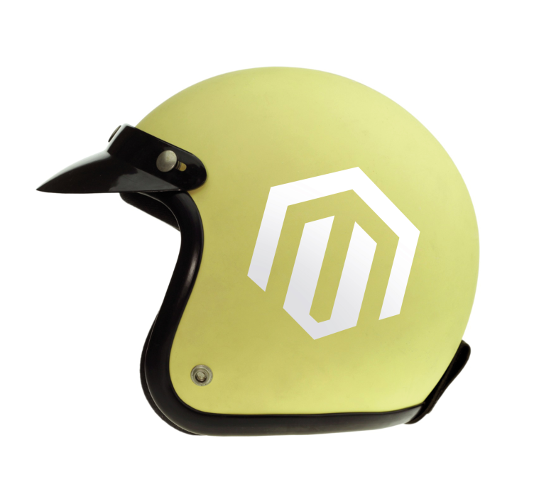 Geometric modern hexagon design motorcycle decal - TenStickers