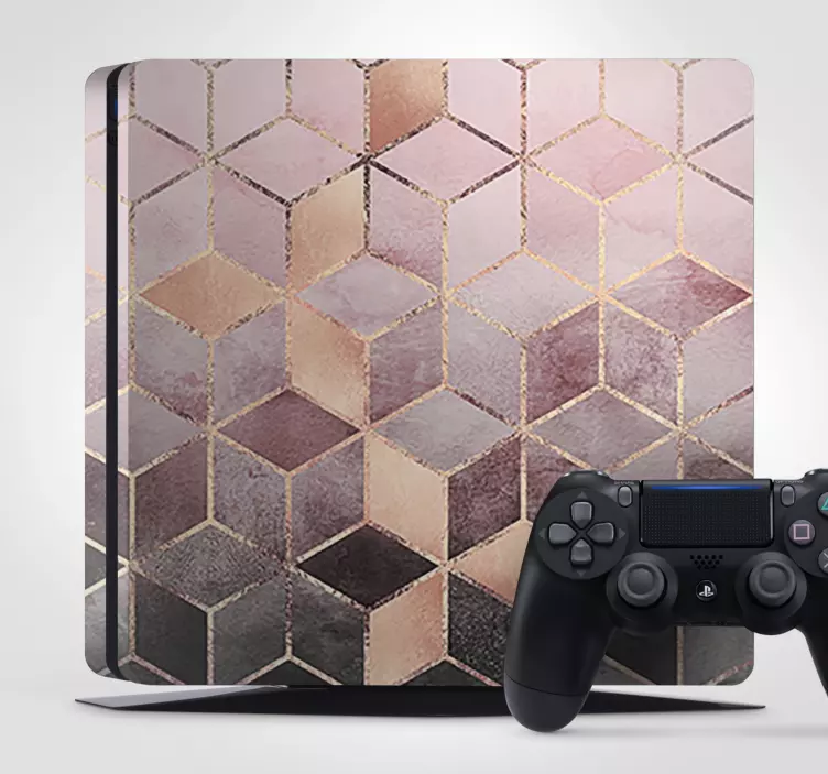 Geometric Pattern Design PS4 skin - TenStickers