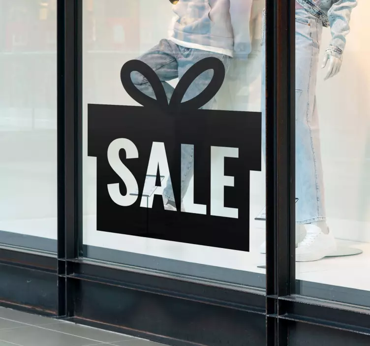 Gift box design sale stickers - TenStickers