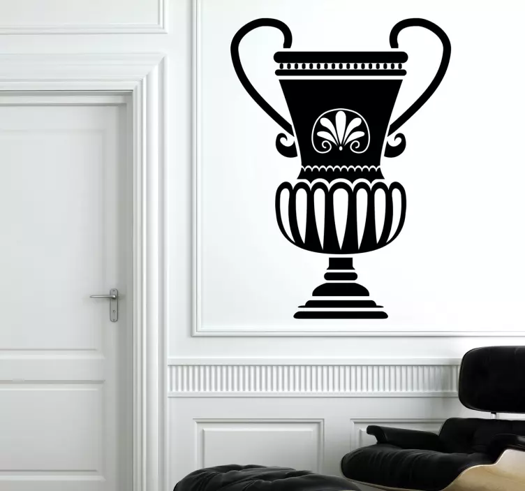 Classic Greek Vase Wall Sticker - TenStickers