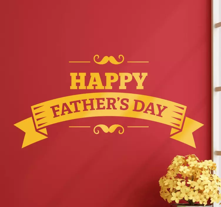 Happy Father's Day Sticker - TenStickers