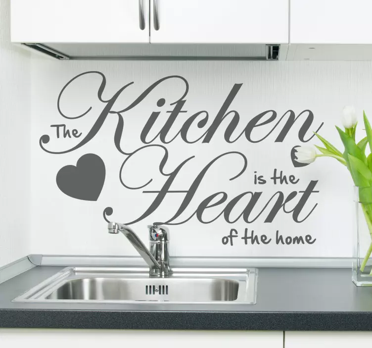 Heart of The Home Wall Sticker - TenStickers