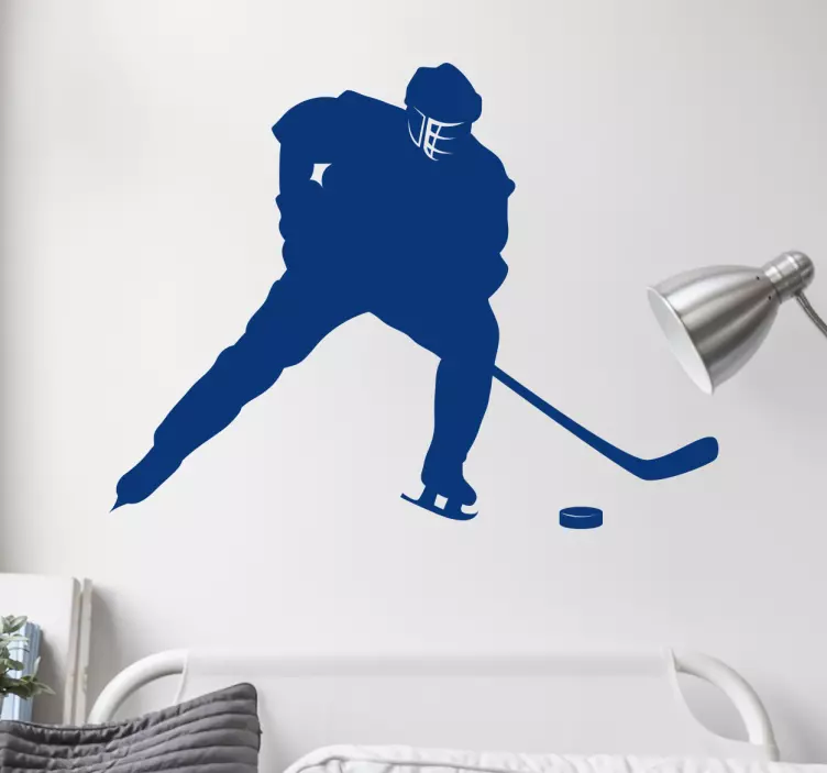 Ice hockey wall sticker - TenStickers
