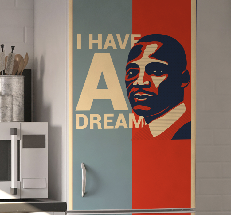 I have a dream fridge sticker - TenStickers