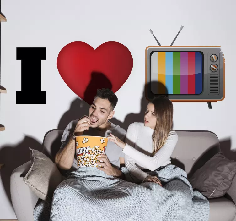 I love TV series wall sticker - TenStickers