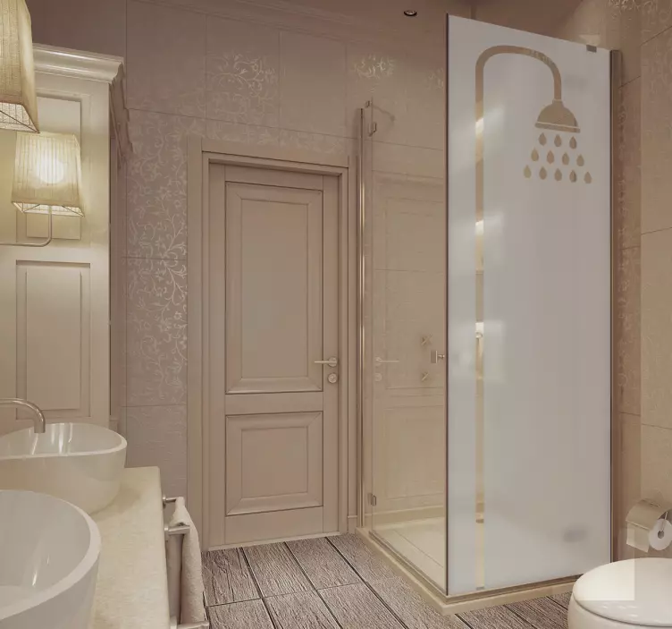 Icon Shower Sticker - TenStickers