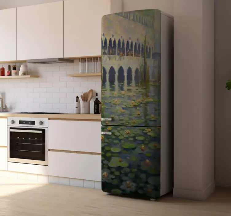 Impressionism art paint fridge sticker - TenStickers