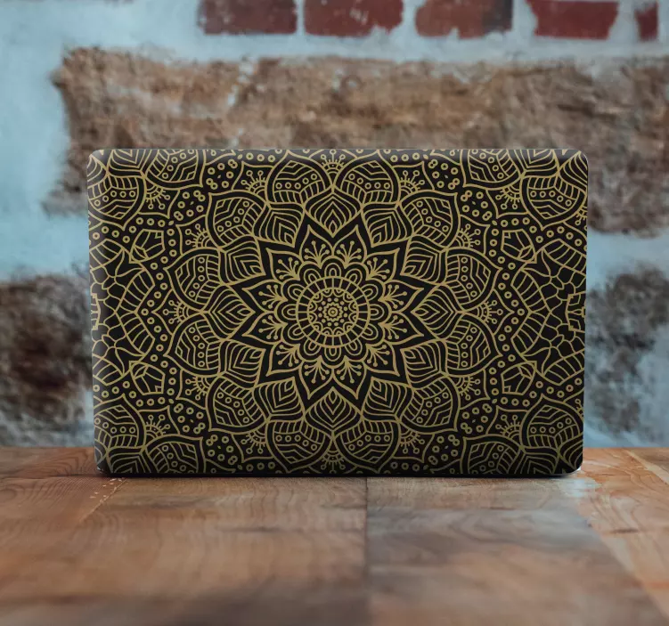 Intricate Mandala Pattern laptop skin - TenStickers