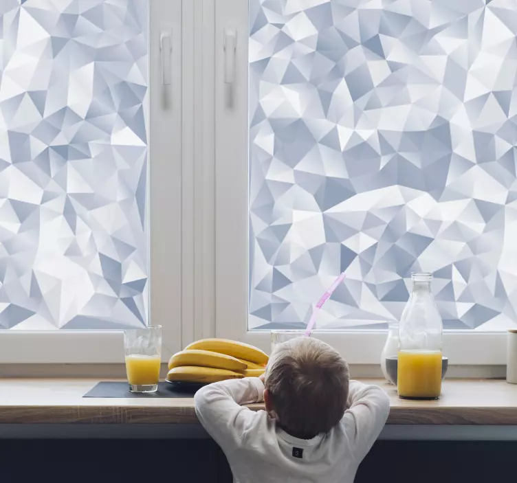 Irregular forms window sticker - TenStickers