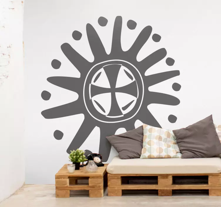 Kaleidoscope Decal - TenStickers