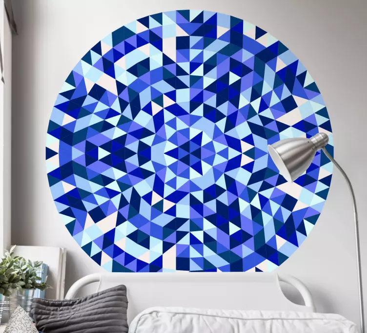 Kaleidoscope mandala wall sticker - TenStickers