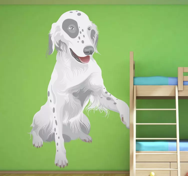 Kids Paw Dog Wall Sticker - TenStickers