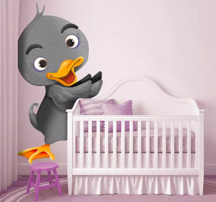 Kids Ugly Duckling Wall Sticker - TenStickers