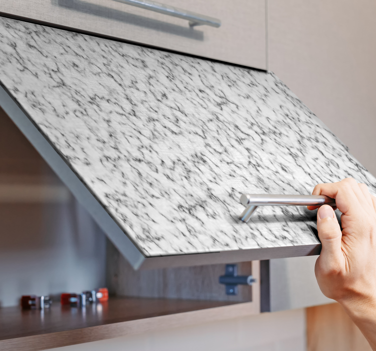 Lámina adhesiva para mueble efecto mármol texture sticker - TenStickers