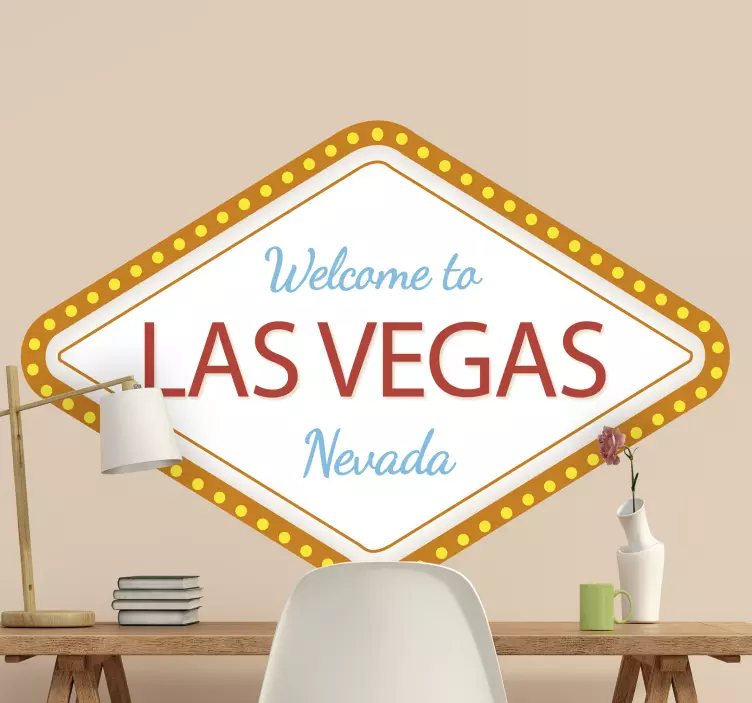 Las Vegas Custom wall sticker - TenStickers