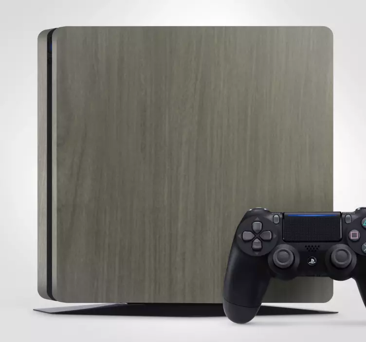 Light brown wood texture PS4 sticker - TenStickers