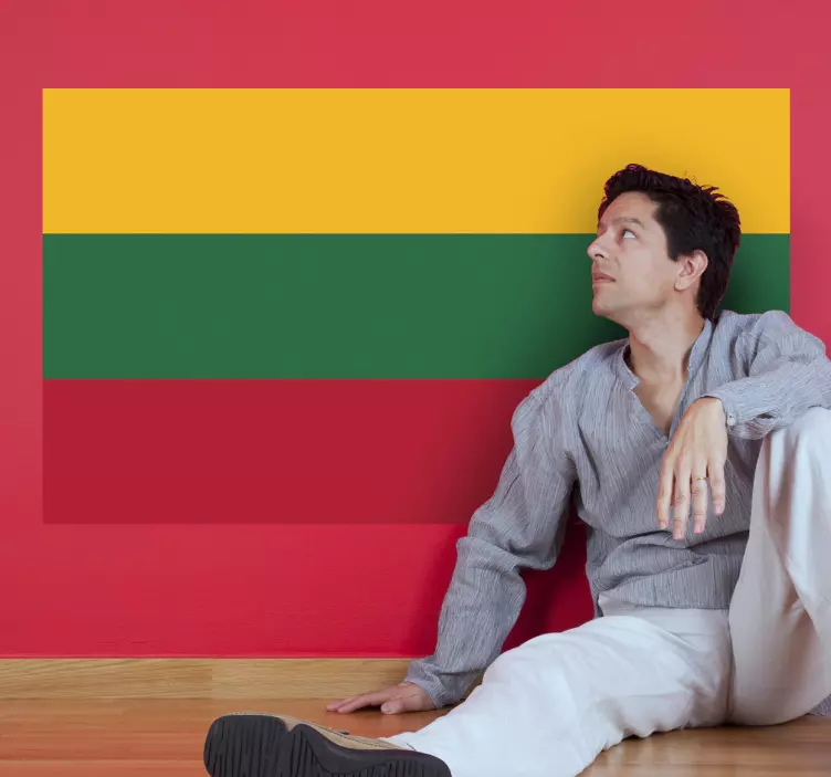 Lithuania Flag Sticker - TenStickers