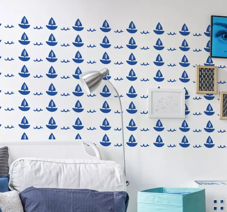 Little Boat Sticker - TenStickers